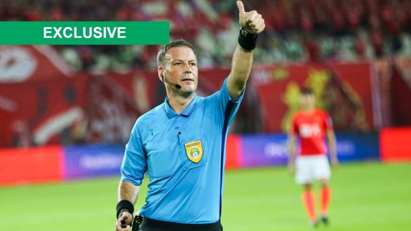 Mark Clattenburg not convinced that Celtic should have had a penalty given against them vs Aberdeen