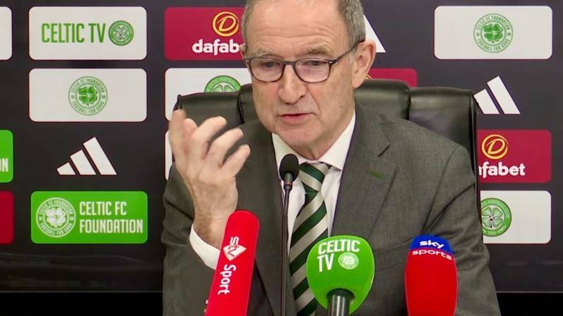 Martin O’Neill sighs ‘Good Lord’ after Ibrox question, previews Celtic derby