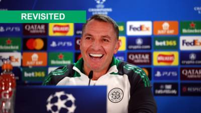 The Celtic legend Brendan Rodgers pretended to be growing up as a boy