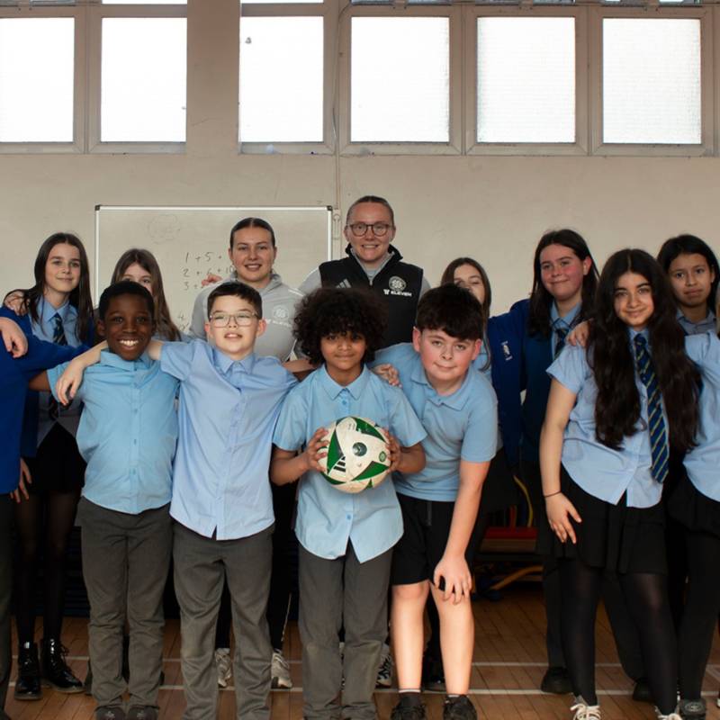 Celtic FC Women support Celtic FC Foundation’s Joy of moving project