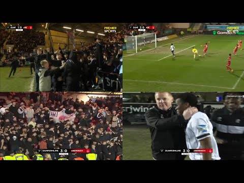 Neil Lennons Dunfermline HAMMER Aberdeen 3-0 &ndash; HIGHLIGHTS & Full Time Scenes | Scottish Cup