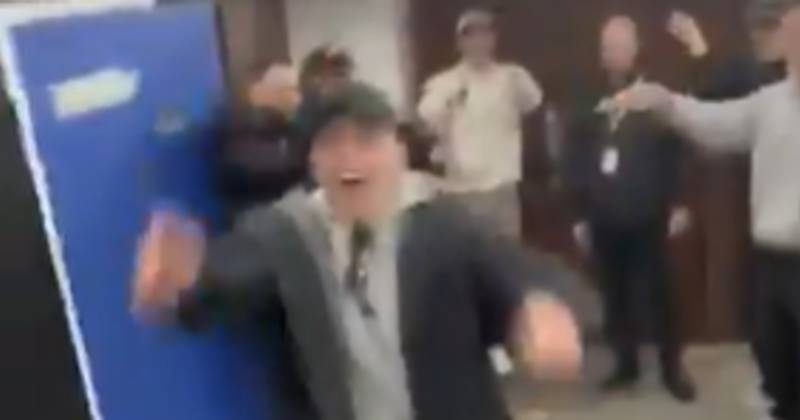 Alistair Johnston sparks epic Celtic party in the Broomloan as heroes go undercover to lord it over Rangers