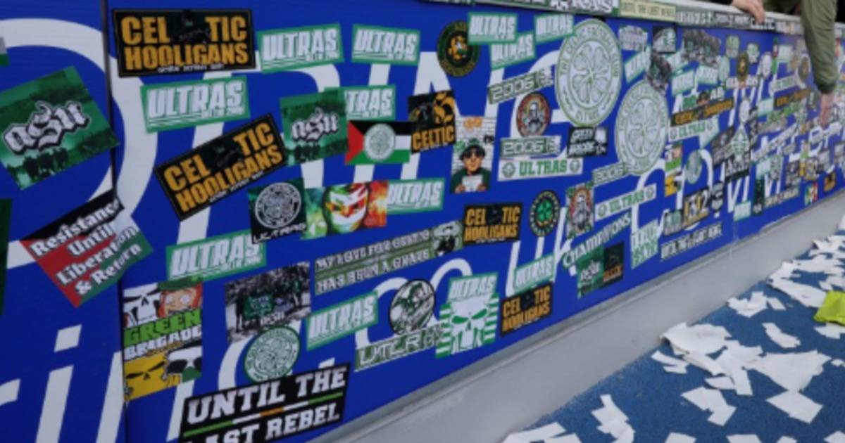 Celtic vandals spray paint sickening Ibrox disaster slurs and rip out seats as Rangers count mammoth cost