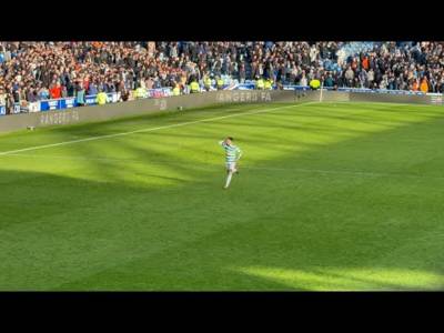 Crazy!!! Tomas Cvancara Goal Fan Celebration (Rangers V Celtic 2-4)!!!