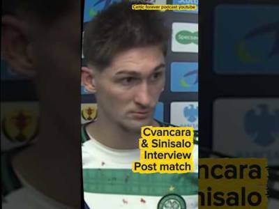 Cvancara & Sinisalo interview as hoops beat rangers at ibrox