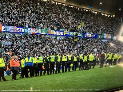 Rangers and Celtic ends in ‘lunacy’ as fans ignite tense pitch invasion and pyro launched in shocking scenes