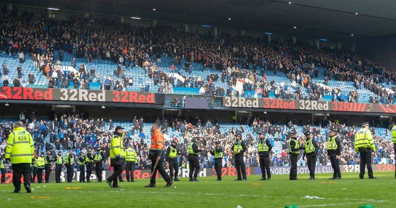 I’m a Celtic fan who witnessed running battle with Rangers and a dangerous flashpoint before kick off set the tone