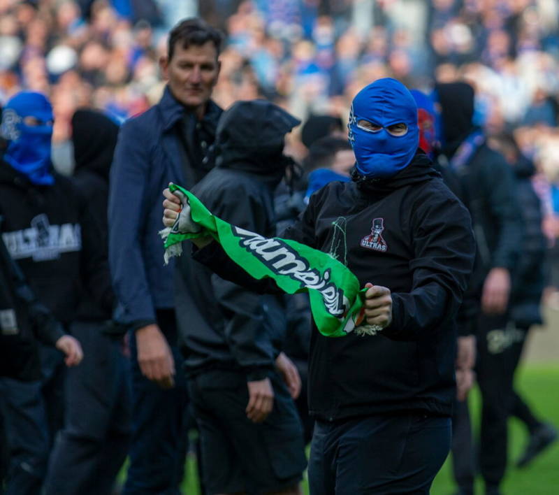New Footage Shows Rangers Fan Lunge at Celtic Hero New Footage Shows Rangers Fan Lunge at Celtic Hero