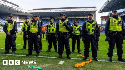 Nine arrested over Rangers v Celtic fan disorder Nine arrested over Rangers v Celtic fan disorder