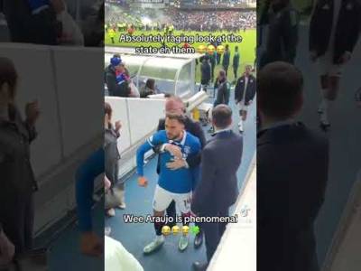 Araujo Winding Up Rangers Fans 🤣🤣🤣 Araujo Winding Up Rangers Fans 🤣🤣🤣