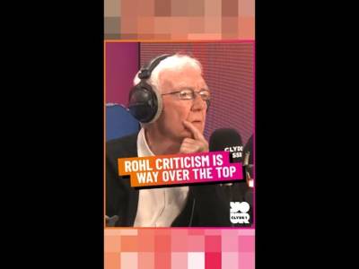 Rohl Criticism is Way Over the Top