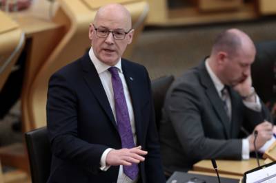 John Swinney in Rangers and Celtic claim over O** F*** as clubs set for talks after ‘violence’ slammed John Swinney in Rangers and Celtic claim over O** F*** as clubs set for talks after ‘violence’ slammed