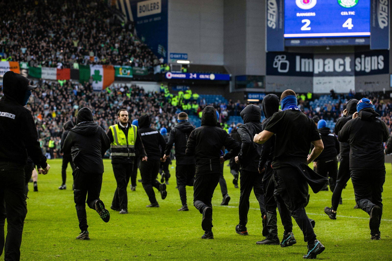 Celtic won and the home crowd couldn’t take it. What followed was shameful.