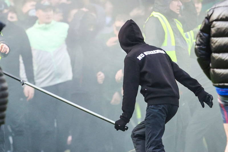 Jackson tries to blame the Green Brigade for Sunday’s violence, when he has little or no evidence the Celtic Ultras were present at Ibrox
