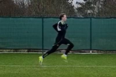 Encouraging fitness update delivered by Alistair Johnston