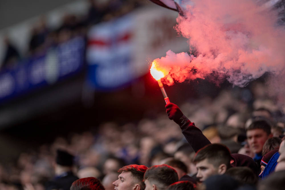 FAKE NEWS- STV blame Celtic fans for damage to Copland Road Stand