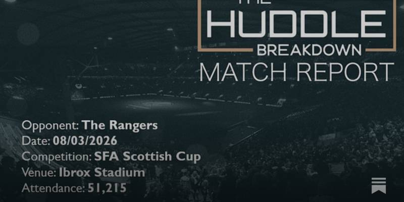 The Rangers 0, Celtic 0 (Celtic win 4-2 on penalties) &ndash; 8th March, 2026