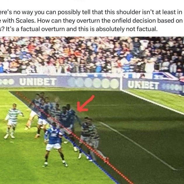 Daizen’s Ibrox goal – “An assumption is a guess,” Steve Conroy