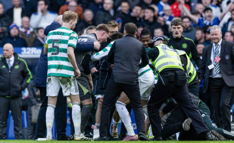 Prolife of the middle-aged Ibrox fan arrested for attack on Celtic employee