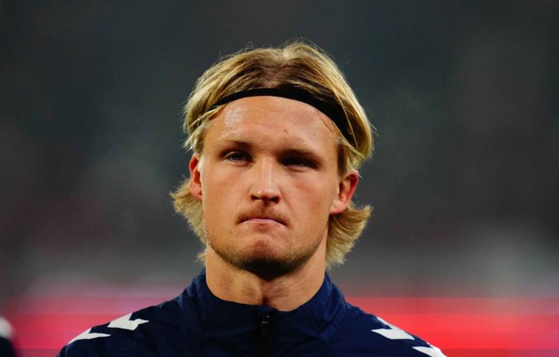 Celtic striker problems echoed as Ronald de Boer warns Ajax star Kasper Dolberg must create himself