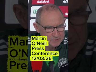 Martin O’Neill presser Celtic v Motherwell