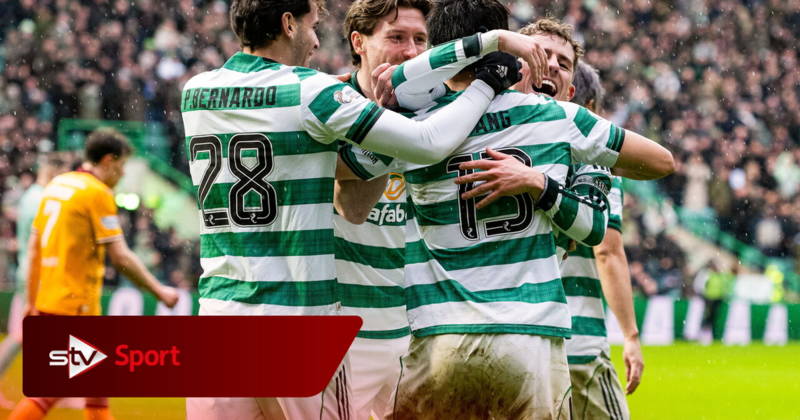 Celtic keep the pressure on Hearts