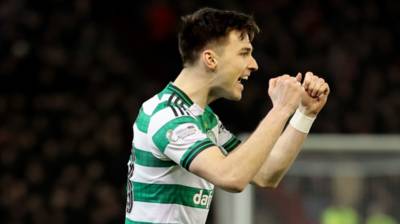 Kieran Tierney left ‘buzzing’ by two Celtic teammates after win over Motherwell