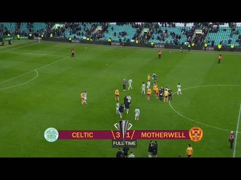 Last 5 Minutes & Full Time Scenes | Celtic 3-1 Motherwell