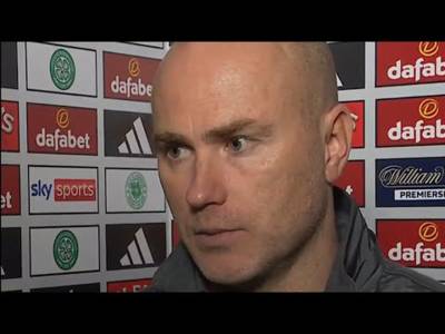 Motherwell Manager Reacts To Refereeing Decisions After 3-1 Defeat To Celtic