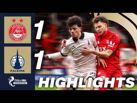Aberdeen 1-1 Falkirk | HIGHLIGHTS | William Hill Premiership