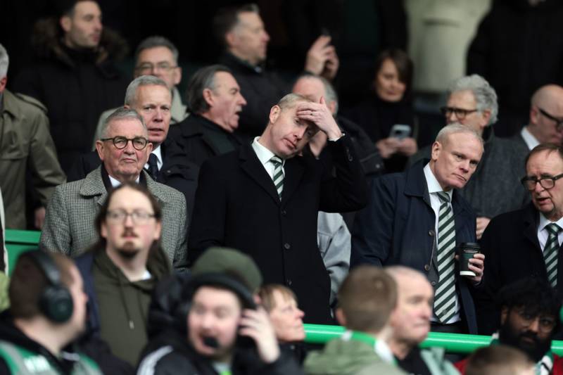 Celtic fans protest Mark Hargreaves with banner pointed directly at board vs Motherwell