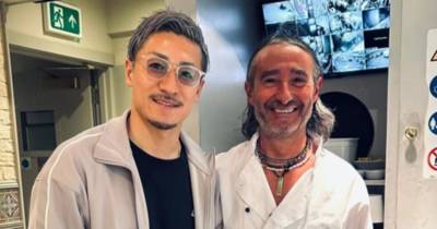 Celtic star Daizen Maeda celebrates special day at popular Glasgow restaurant