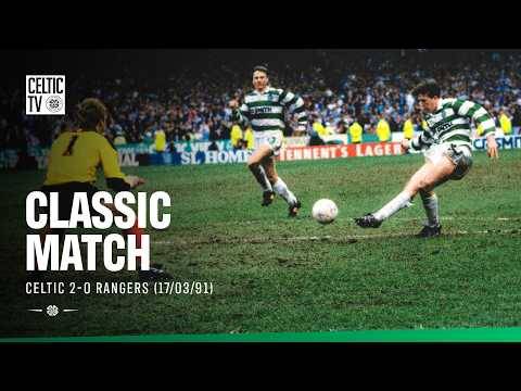 Classic Match: Celtic 2-0 Rangers (17/03/91) | Famous St. Patrick’s Day Derby! ☘️