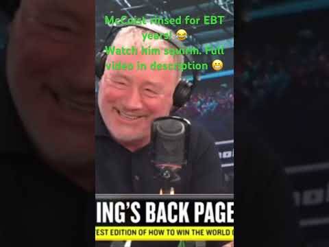 Ally McCoist reminded how he rinsed Rangers?