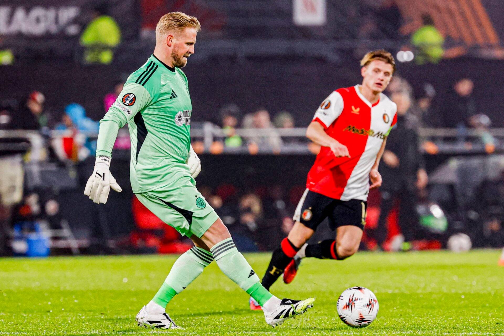 Celtic’s Kasper Schmeichel gives honest thoughts on playing out from the back