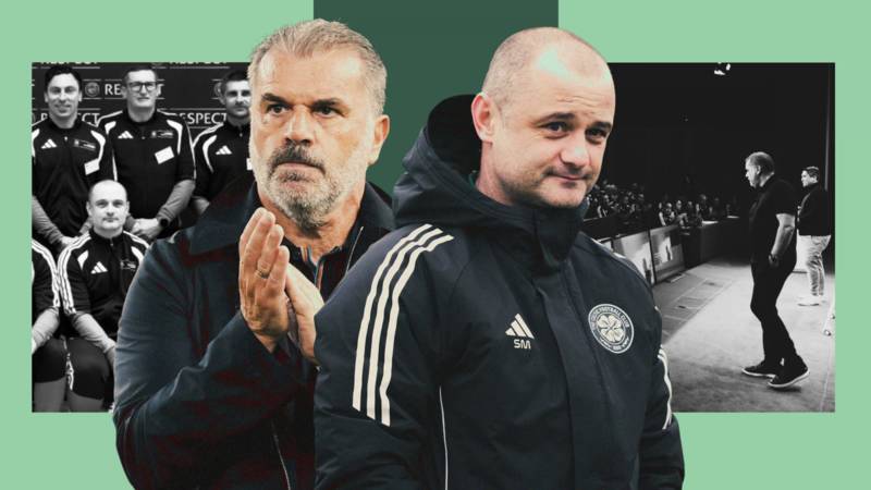 Shaun Maloney gets an Ange Postecoglou education at UEFA ahead of Celtic title push