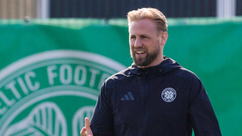 Kasper Schmeichel steps up in Celtic training role despite retirement fears