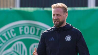 Kasper Schmeichel steps up in Celtic training role despite retirement fears