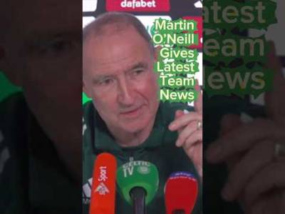 Martin O’Neill looks ahead to Dundee United