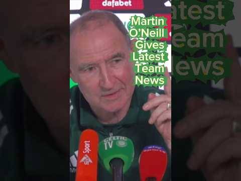 Martin O’Neill looks ahead to Dundee United