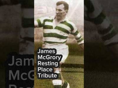 Celtic forever visits James / Jimmy McGrory resting place