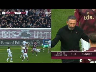Hearts Goal, Last 10 Minutes & Full Time Scenes | Hearts 1-0 Dundee