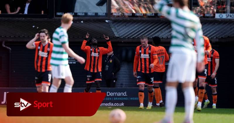 Celtic stumble in title race with damaging defeat at Dundee United