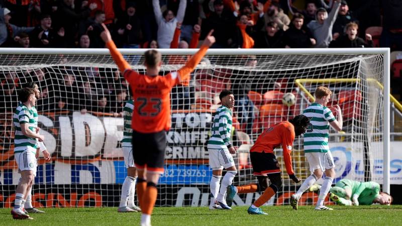 DUNDEE UNITED 2 CELTIC 0 This was the day when season from hell caught up with Hoops. and even old sorceror Martin O’Neill couldn’t save them
