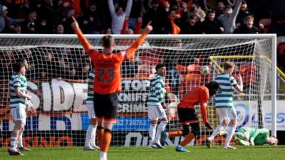 DUNDEE UNITED 2 CELTIC 0 This was the day when season from hell caught up with Hoops. and even old sorceror Martin O’Neill couldn’t save them