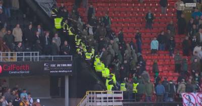 Raging Celtic fans vent fury towards board as police forced to protect under-fire Parkhead chiefs at Tannadice