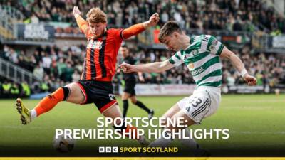 Watch all the weekend Premiership goals, including Dundee United v Celtic
