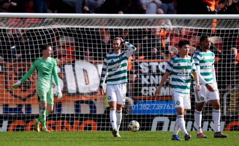 Celtic lose ground in title race after toothless Dundee United loss