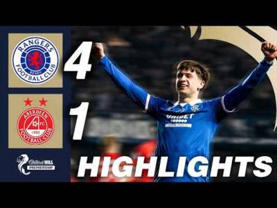 Rangers 4-1 Aberdeen | HIGHLIGHTS | William Hill Premiership