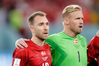 Christian Eriksen defends Kasper Schmeichel after Celtic goalkeeper’s injury backlash